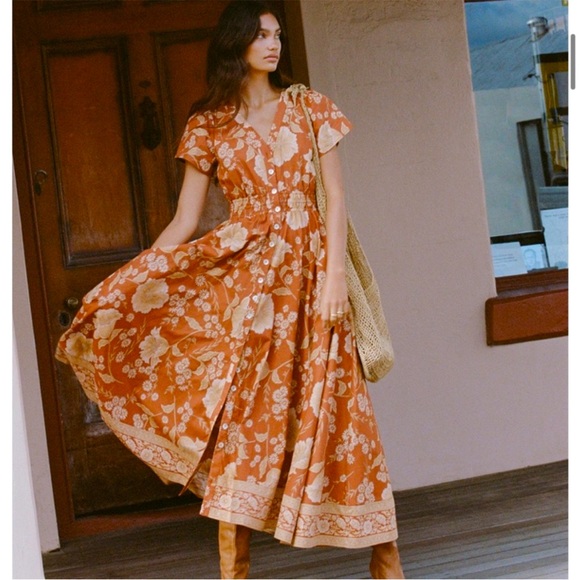 🆕✨ NWT SPELL SLOAN GOWN 🍁 - Picture 5 of 7